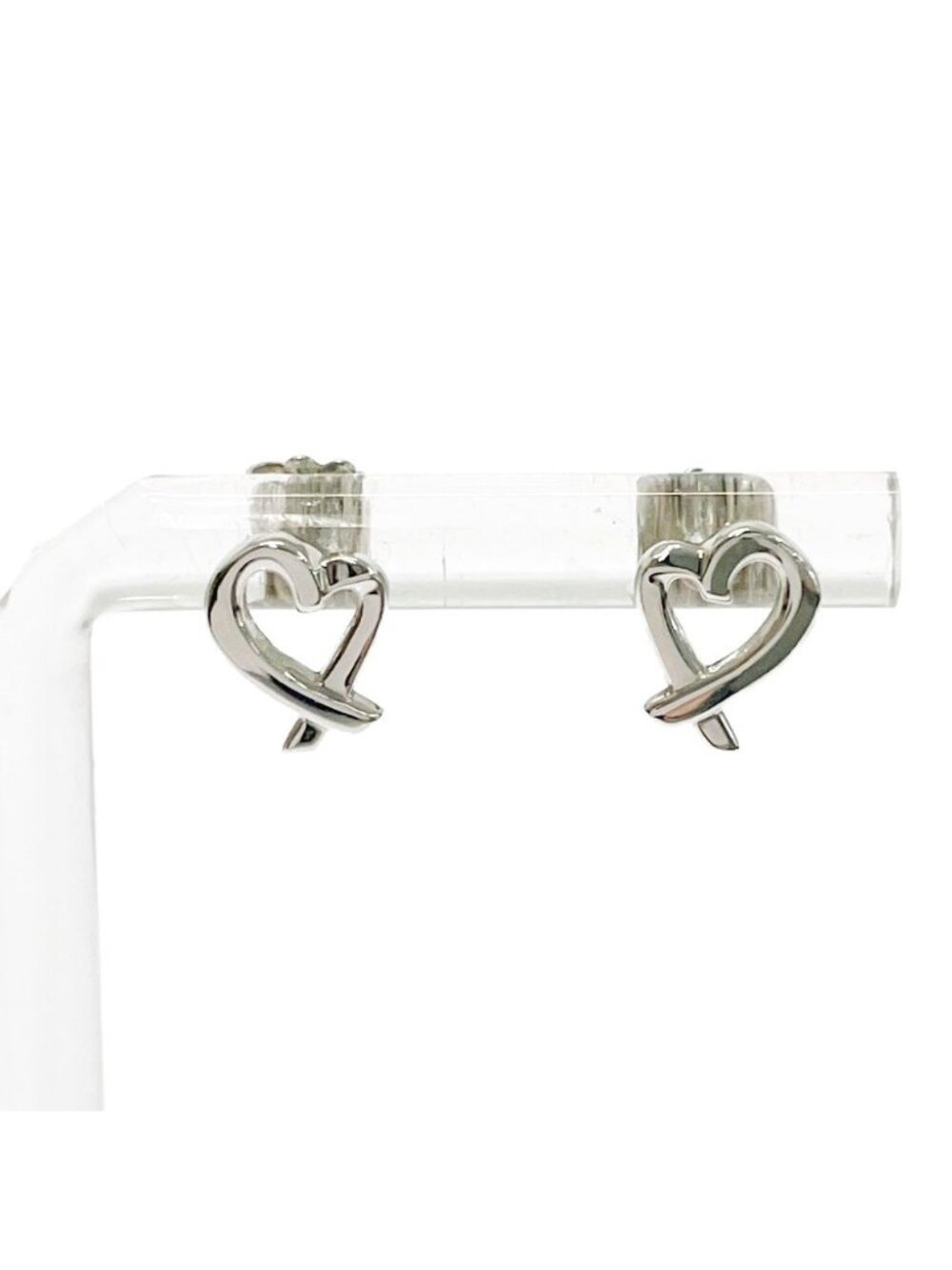 Tiffany & Co Silver Loving Heart Earrings